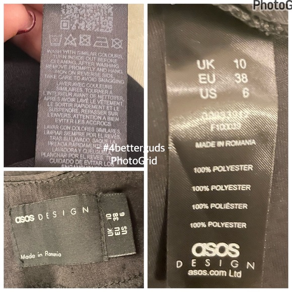 ASOS Design Satin Slip Maxi Strappy Adjust Back Trumpet Cocktail Dress US 6 UK10 - Picture 8 of 16